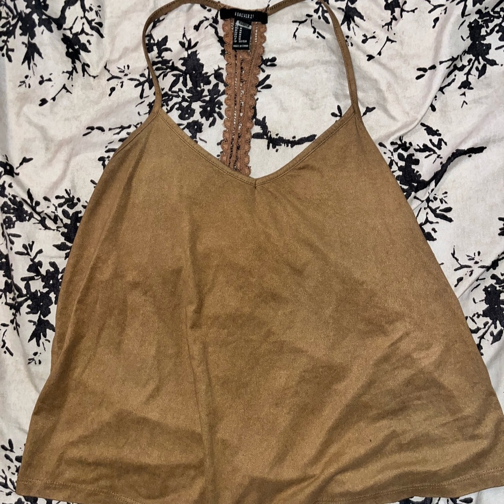 Forever 21 Tan Halter Camisole